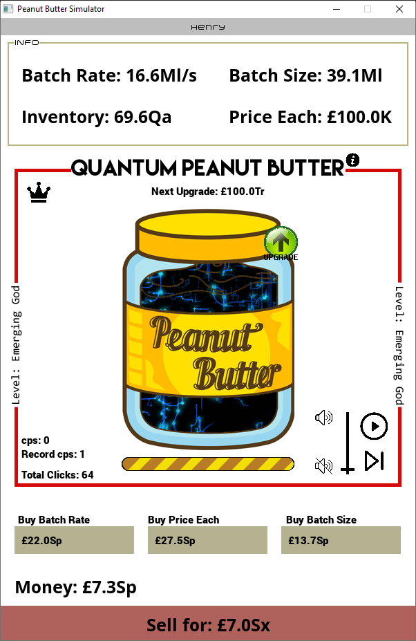 Peanut Butter Simulator